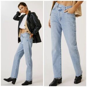 NEW Agolde Criss Cross Straight Denim Jeans
Size 26
